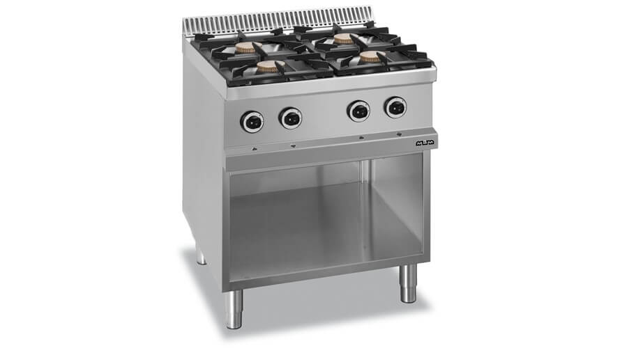CUCINA A GAS A 4 FUOCHI